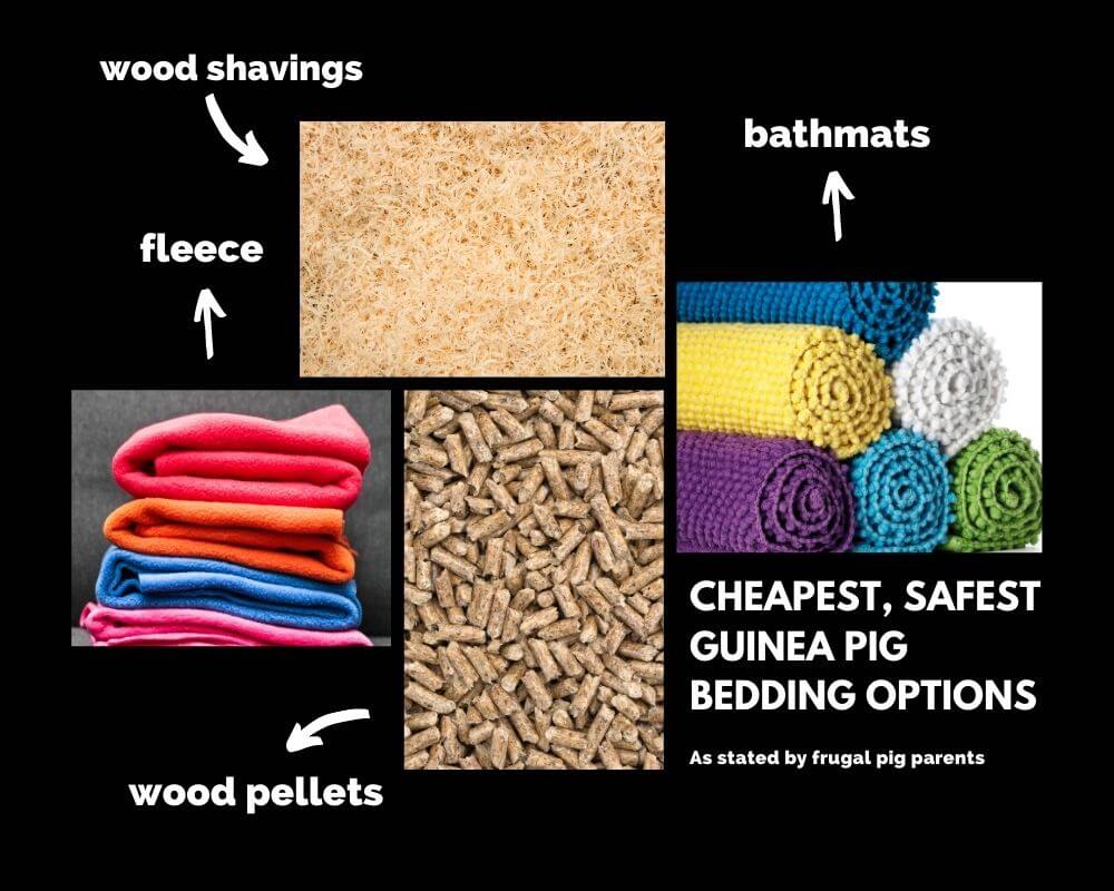 Image for Safe, Cheap Guinea Pig Bedding and Cage Liner Options