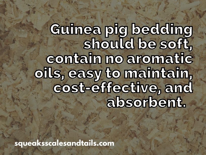 a tip about using towels as guinea pig bedding
